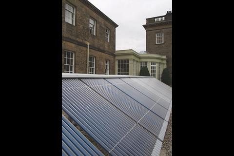 With a combination of technologies, including solar panels, it achieved a 27% reduction in heating oil consumption and a 22% reduction in electricity use